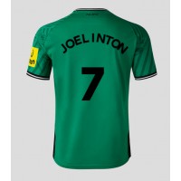 Newcastle United Joelinton #7 Vonkajší futbalový dres 2023-24 Krátky Rukáv